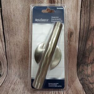 Nip Aqua Source 6" Shower Arm Brushed Nickel Finish 0143520 3075-002